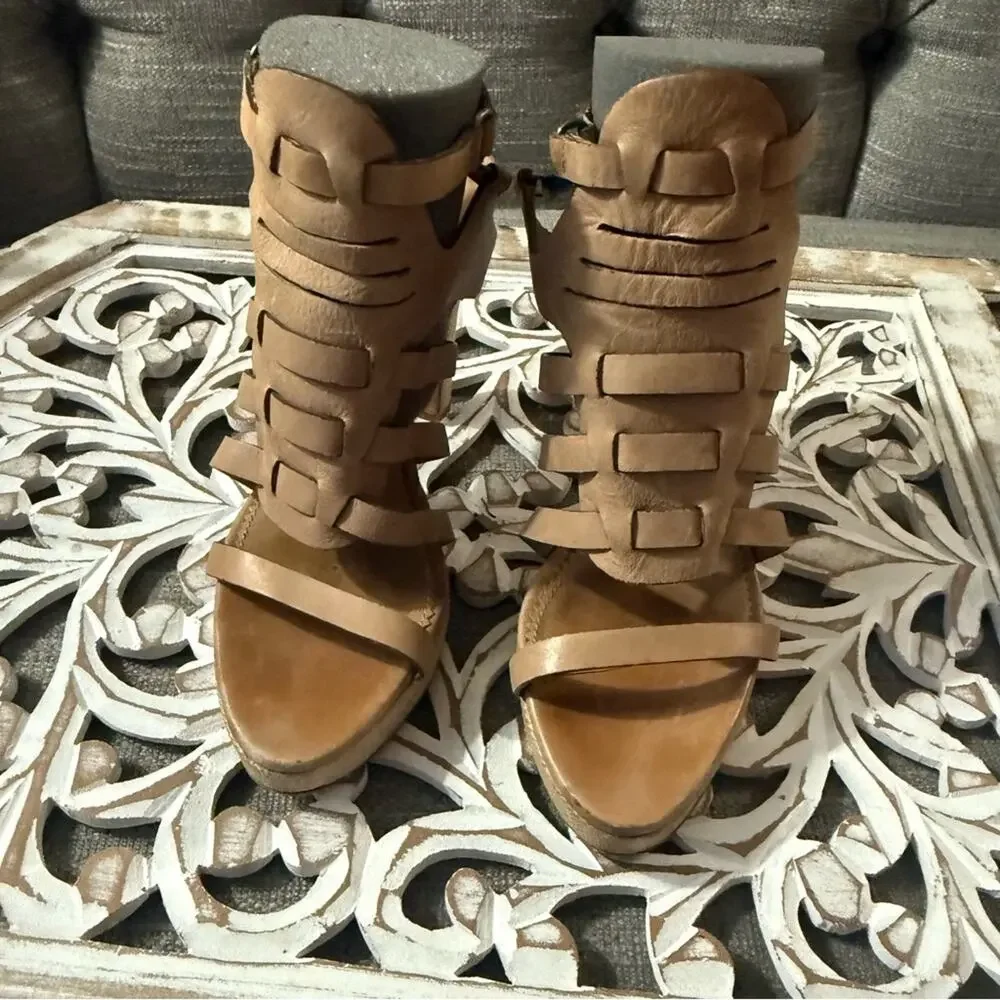 Rag & Bone Leather Heels Sandals Shoes Women’s 8.5 39